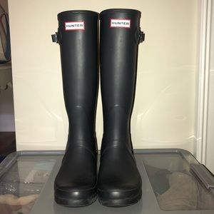 Hunter Slate Original Tall Rainboots